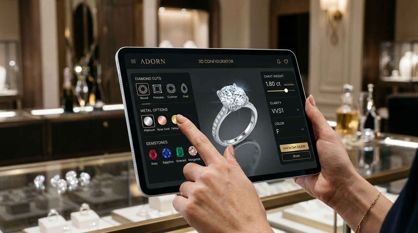 Jewelry 3D Configurator: Making a High-Ticket Choice Feel Certain