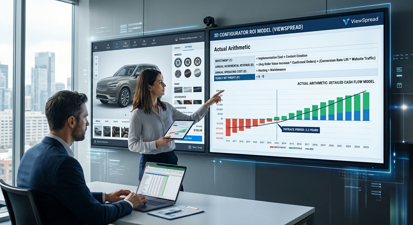 Modelling the Payback on a 3D Configurator: The Actual Arithmetic